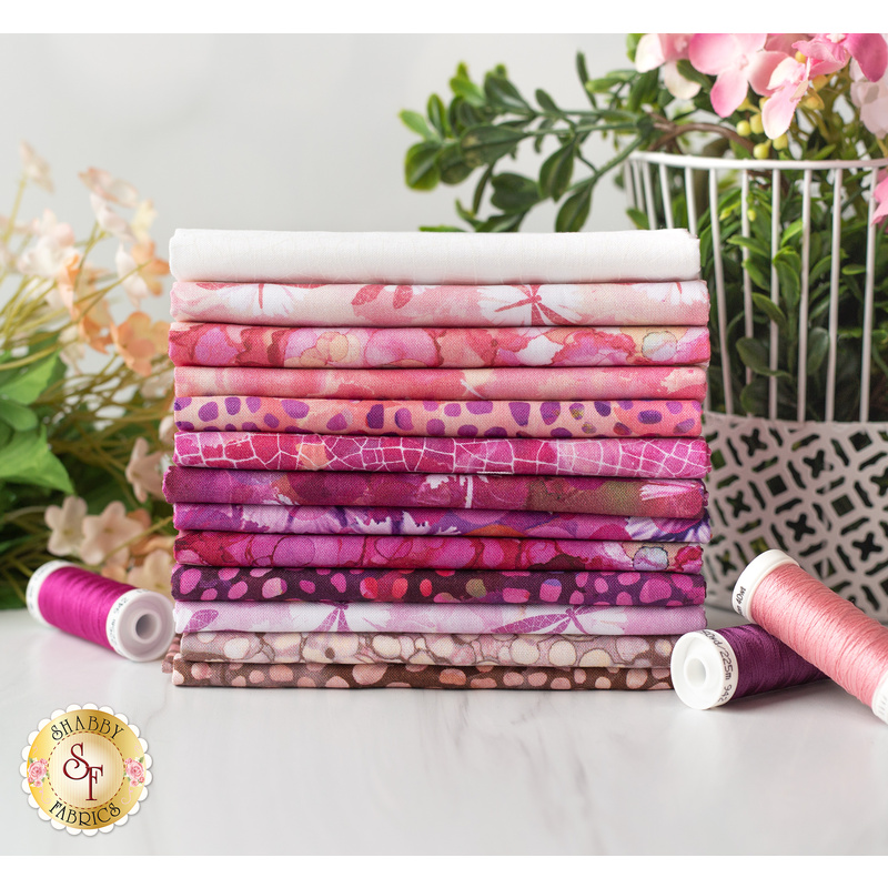 Dragonfly Dreams 13 FQ Set by Deborah Edwards for Northcott Fabrics