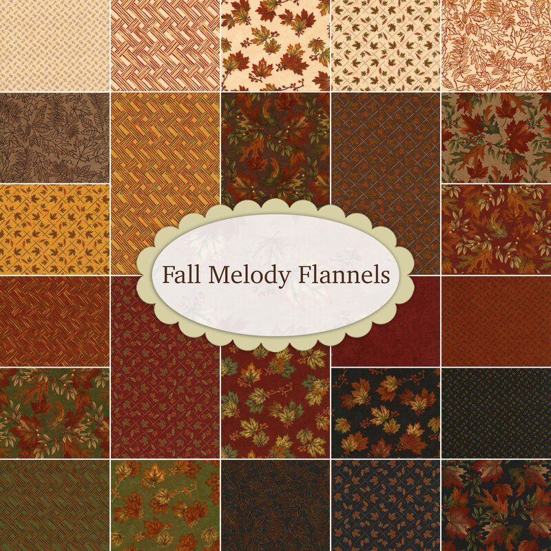 Fall Melody Flannels 25 FQ Set by Holly Taylor for Moda Fabrics ...