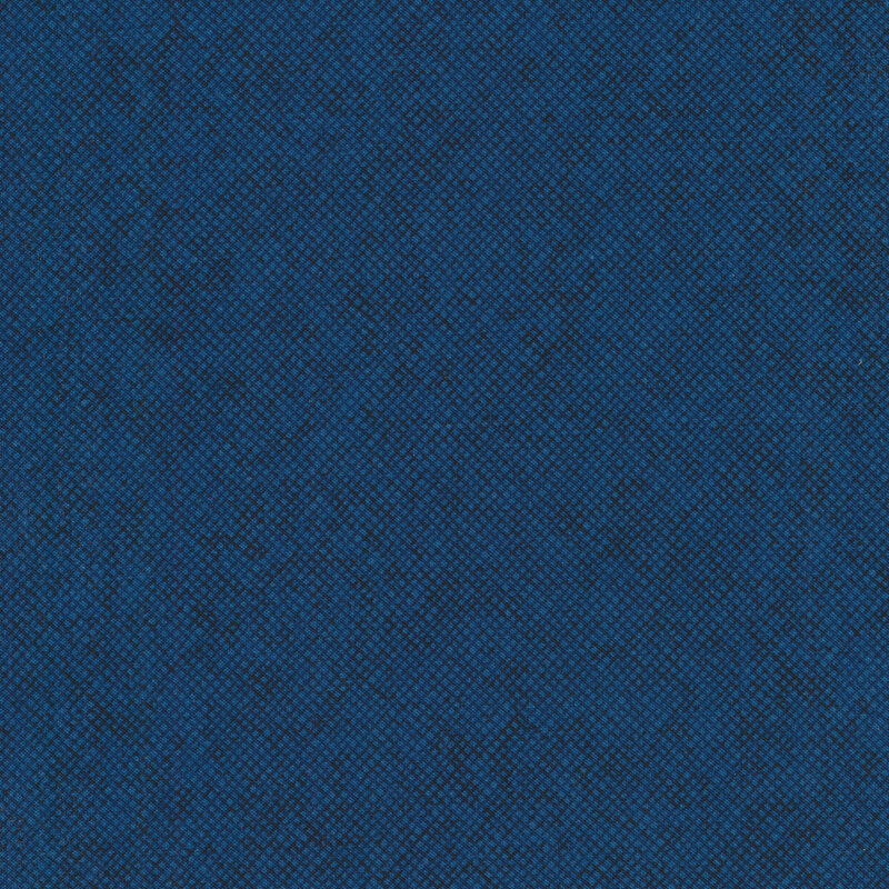 Dark blue textured fabric with woven look