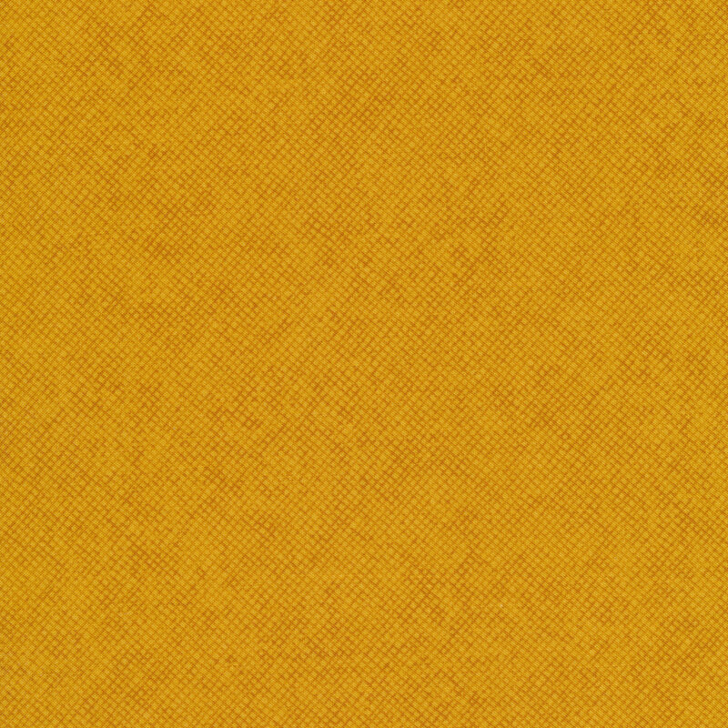 Golden yellow textured fabric with woven look