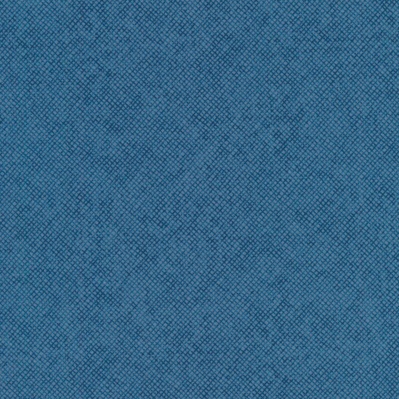 Blue textured fabric with woven look