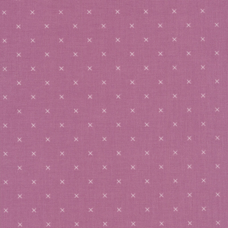 Small white X's all over a purple background