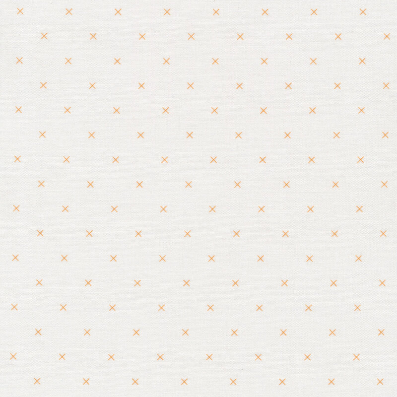 Small yellow x's on a cream background