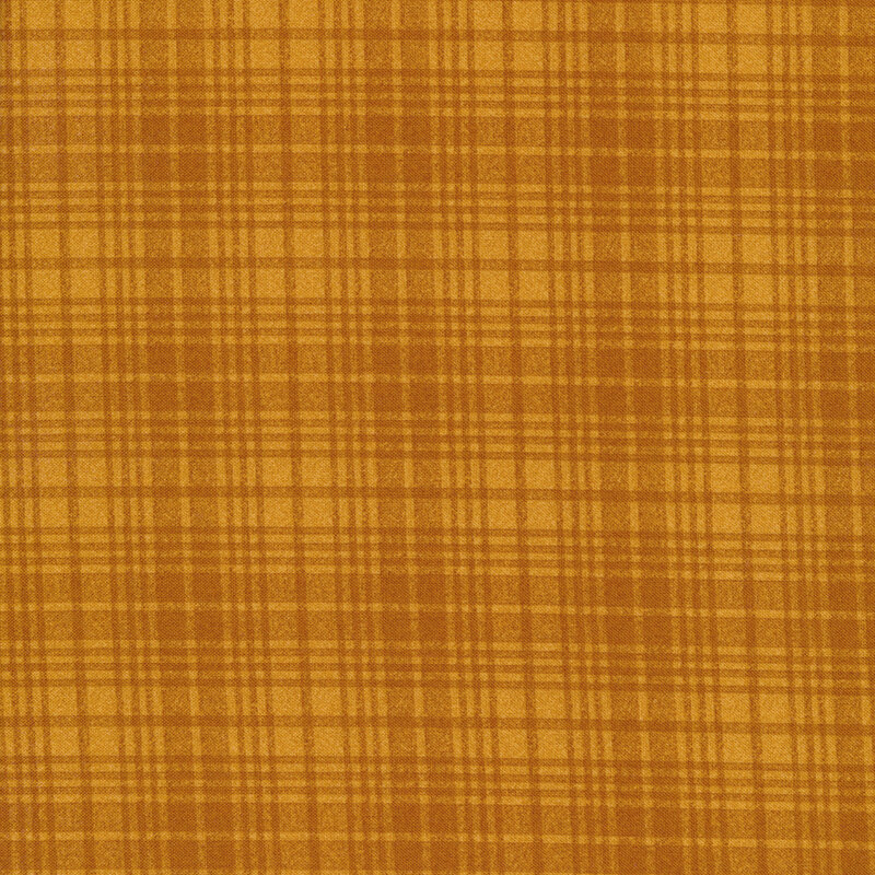 A tonal golden yellow plaid fabric
