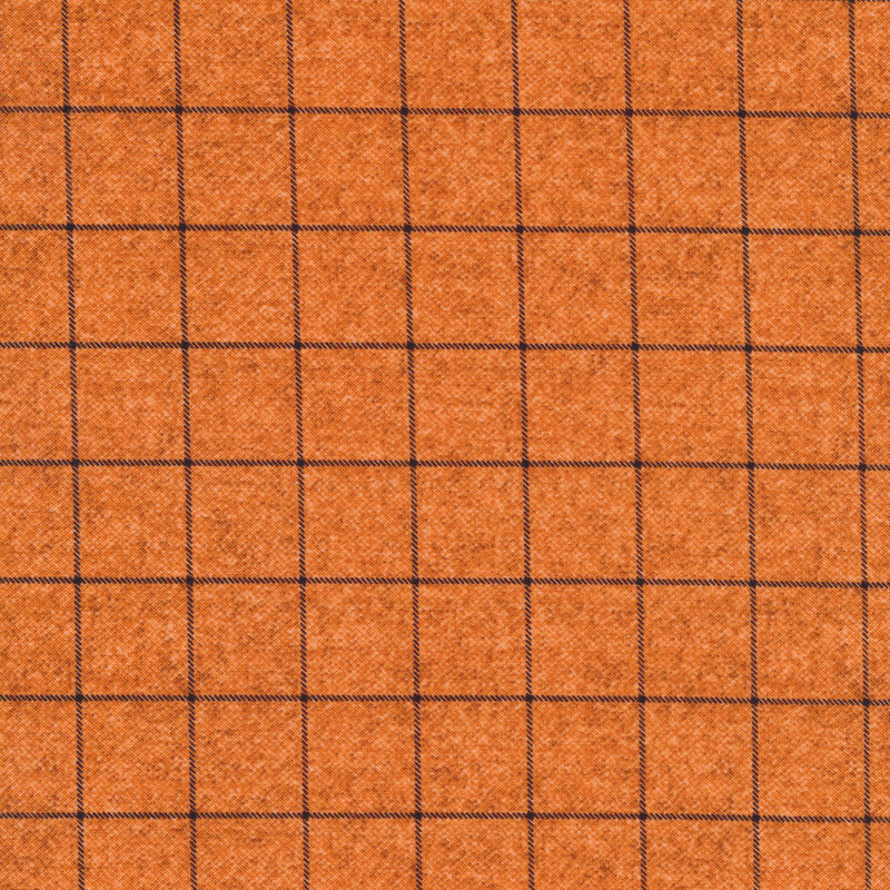 Light orange fabric with a black grid pattern