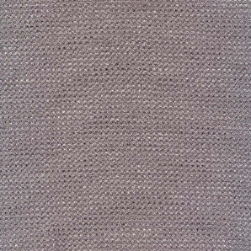 Grey Chambray fabric.