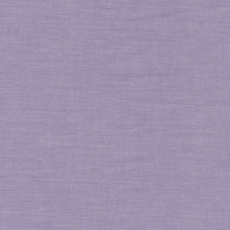 Lavender chambray fabric.