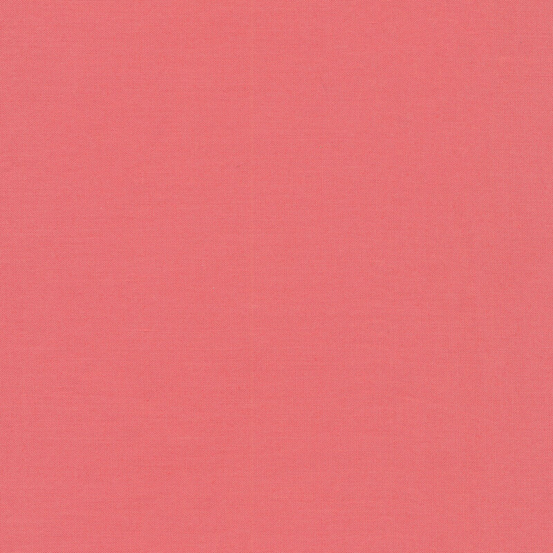 Solid coral colored fabric