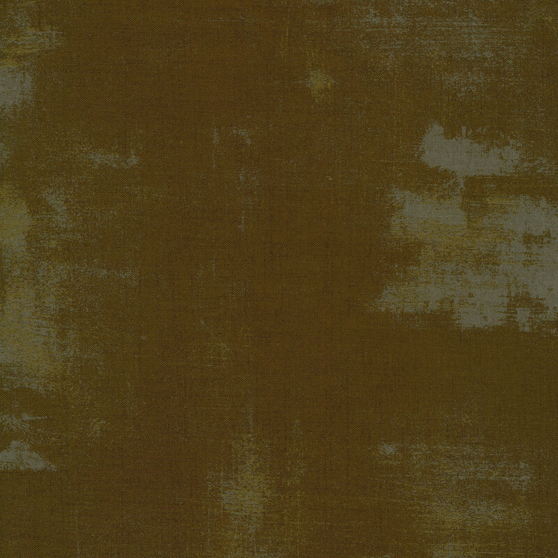 Dark olive fabric with bits of grey grunge texturing