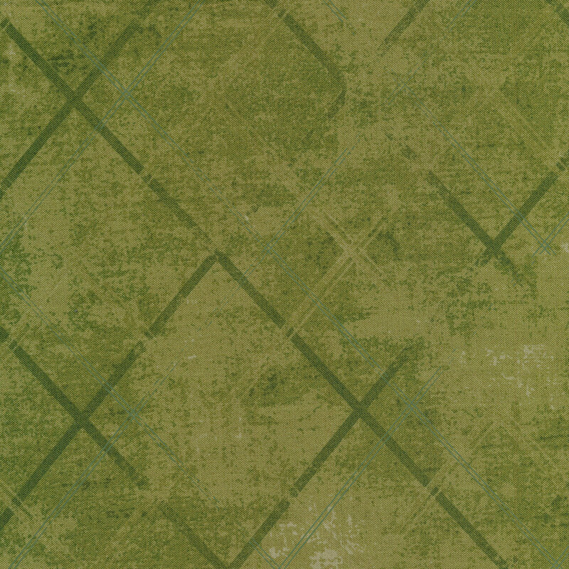 Light green fabric with crossed lines that give a tonal argyle impression