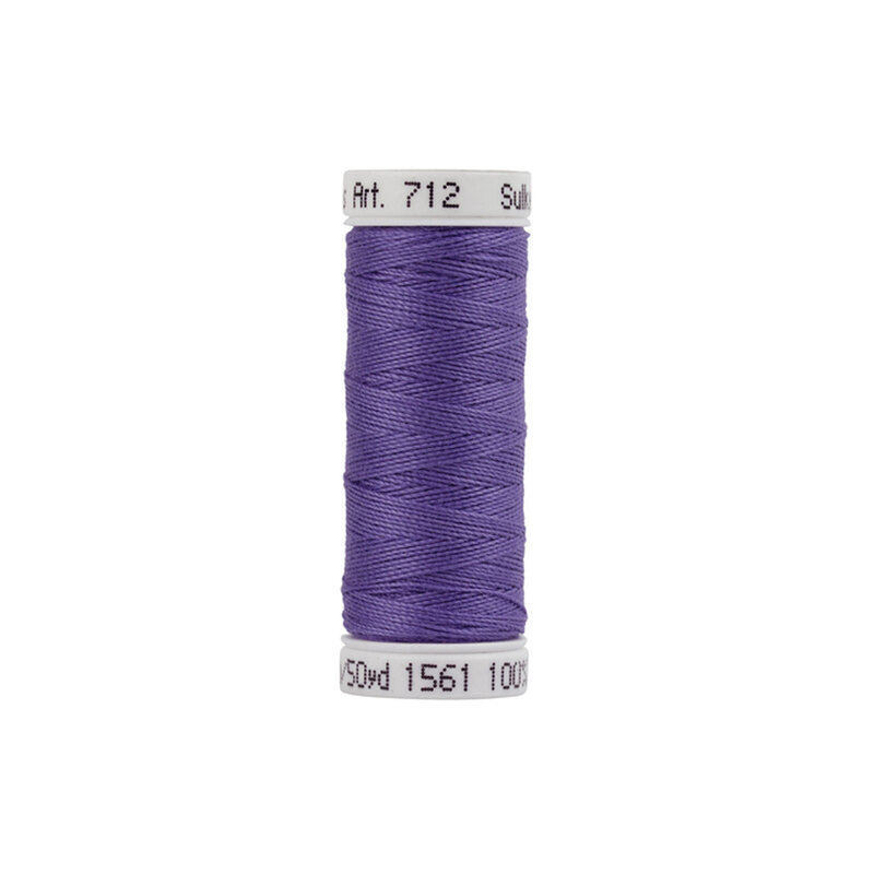 Single isolated spool of Sulky Cotton Petites Thread 712-1561 Deep Hyacinth on a white background