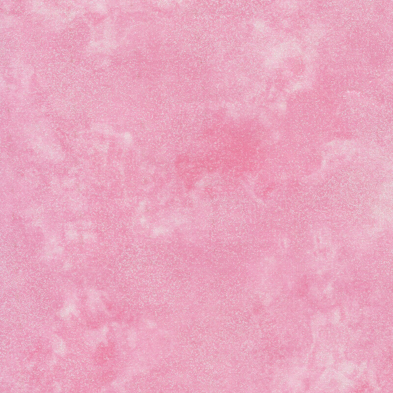 Mottled pink fabric featuring a pale metallic shimmer