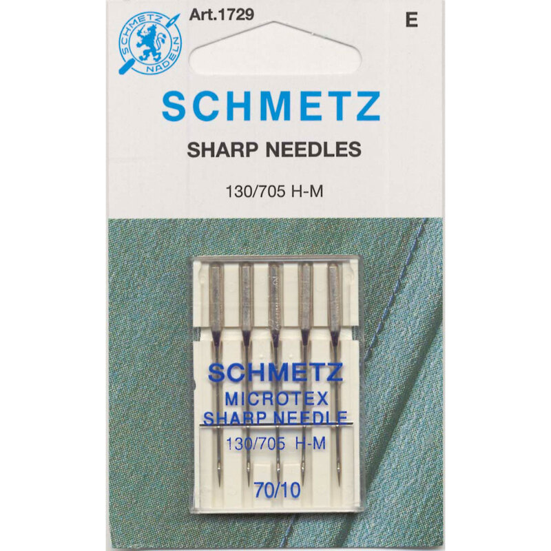 Schmetz Microtex Needles - Size 70/12 5ct