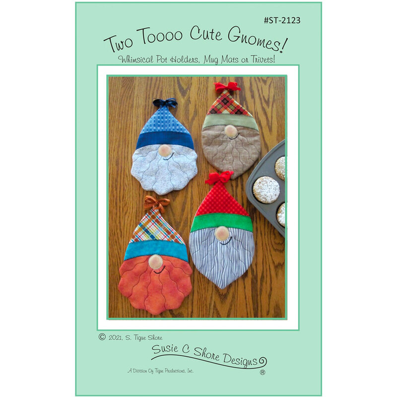 Two Tooo Cute Gnomes - Pattern Front