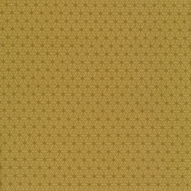 green fabric with tiny tonal flower bursts evenly spaced all over with subtle texture