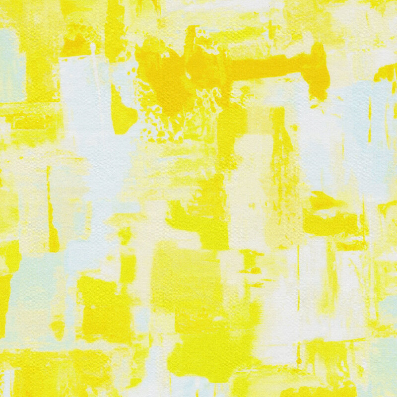 yellow tone textured squares on a light yellow background