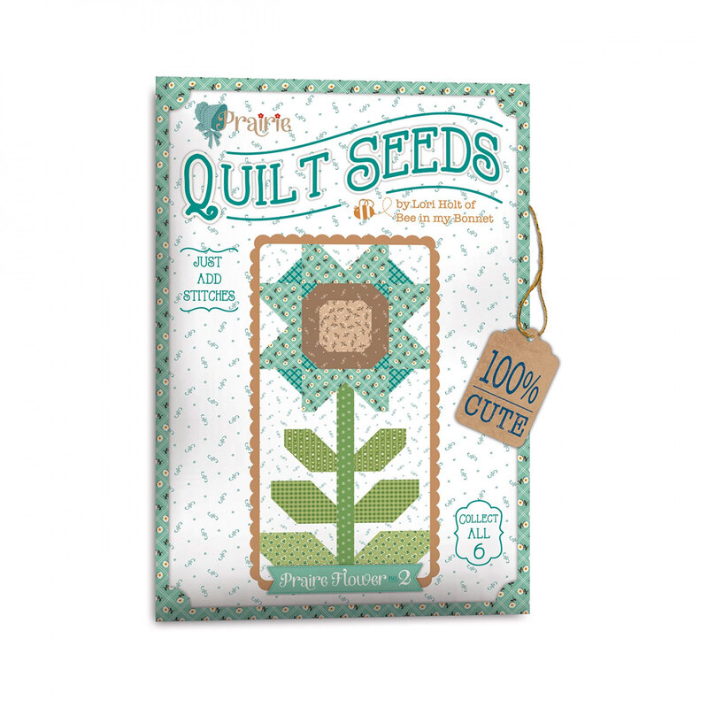 front of keepsake seed packet showing finished project.