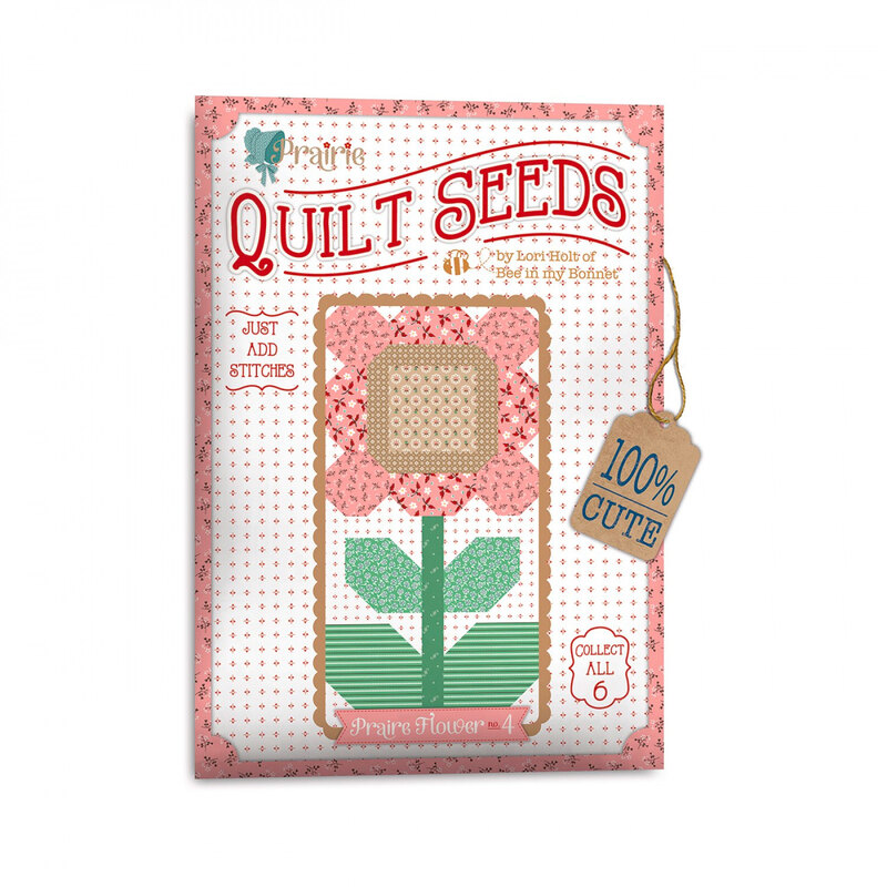 front of keepsake seed packet showing finished project.