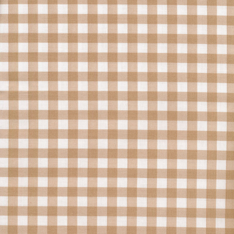 white and tan gingham pattern