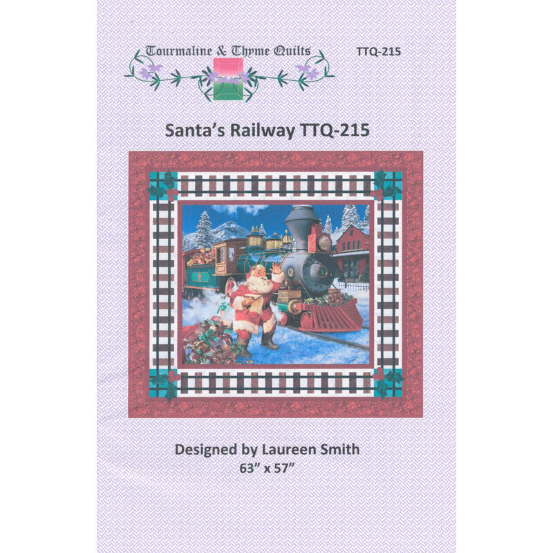front of Santa's Railway pattern