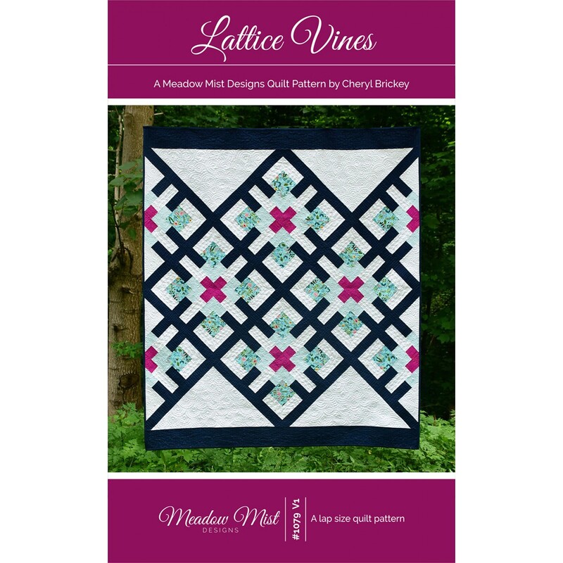 front of lattice vines pattern