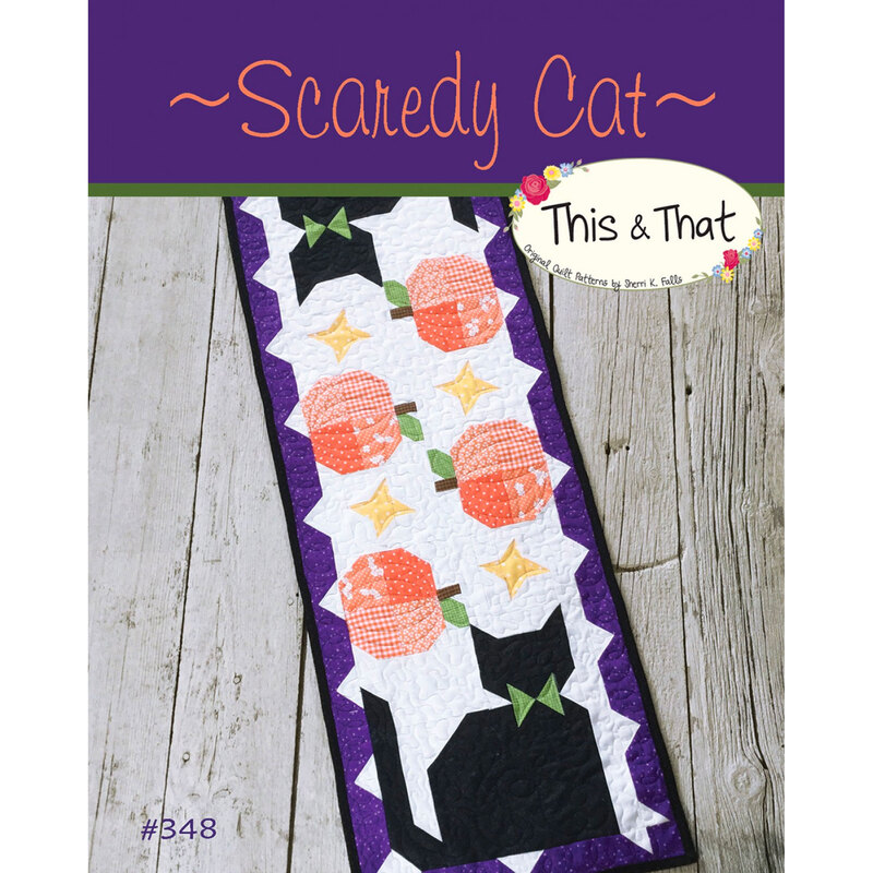 Scaredy Cat Table Runner Pattern front