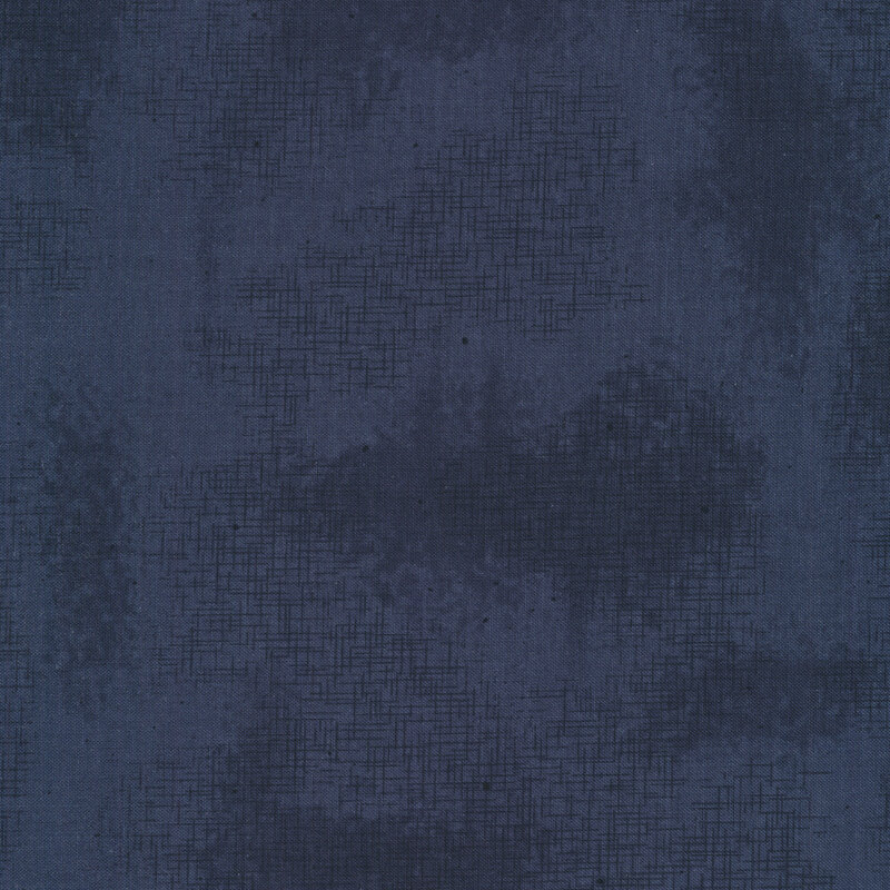 A basic blue fabric with crosshatching and mottling