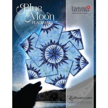 front of Blue Moon Placemats pattern book