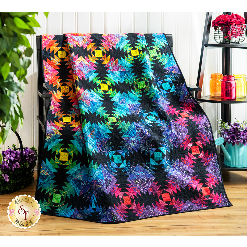 Pineapple Quilt Kit Bossa Nova Batiks RESERVE Shabby Fabrics