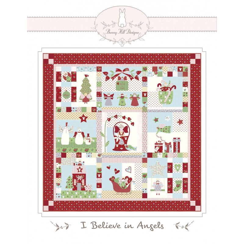 front of I Believe in Angels pattern
