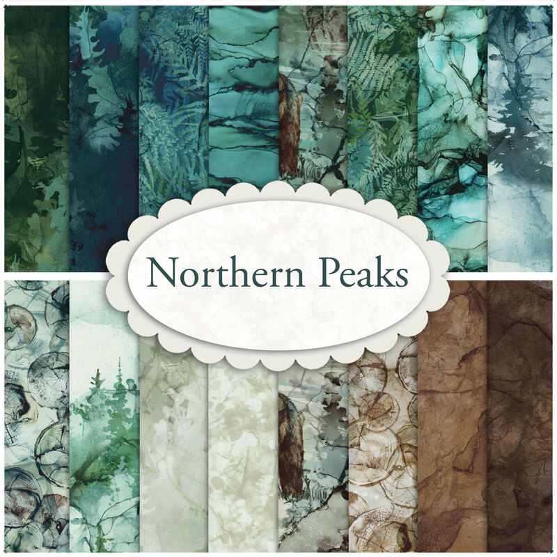 Northern Peaks Yardage by Northcott Fabrics Shabby Fabrics