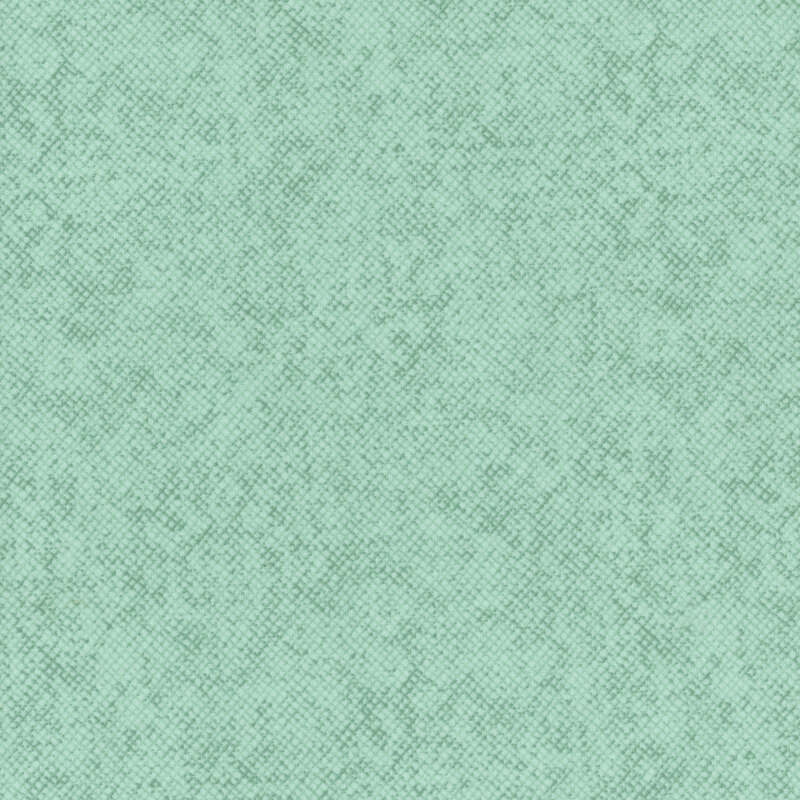 A seafoam green fabric with a tonal textured crosshatch design