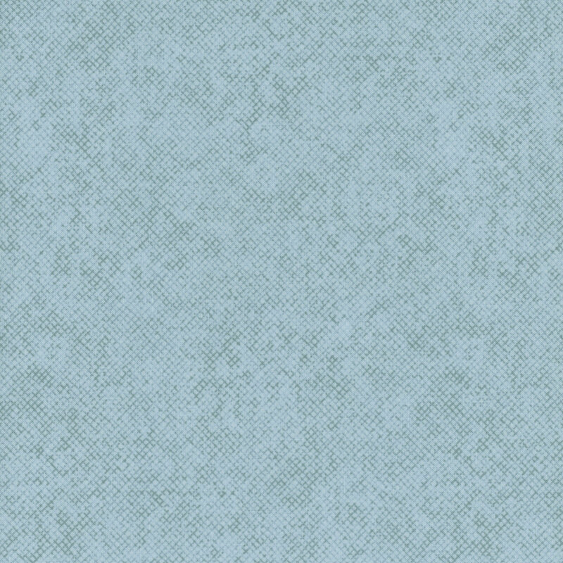 A sky blue fabric with a tonal textured crosshatch design