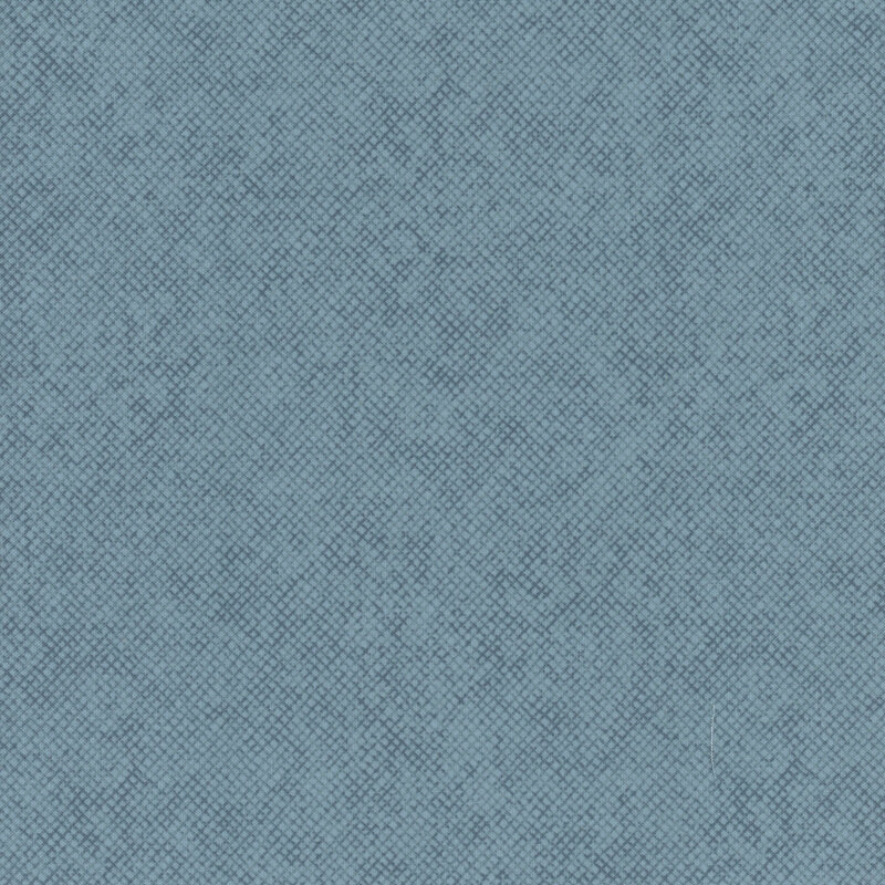 A twilight blue fabric with a tonal textured crosshatch design