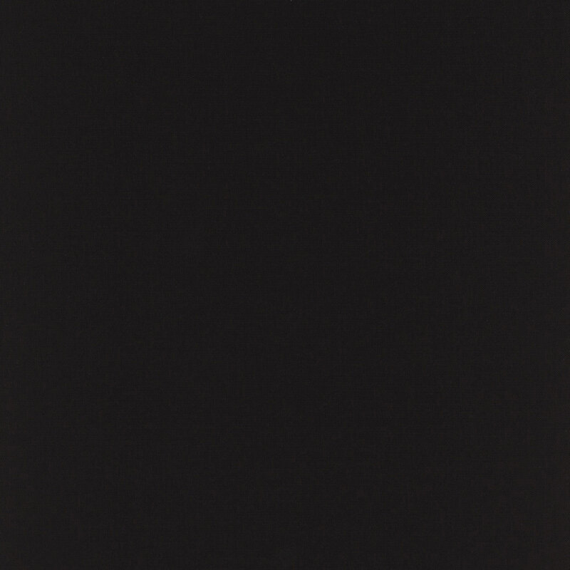 Photo of solid black fabric