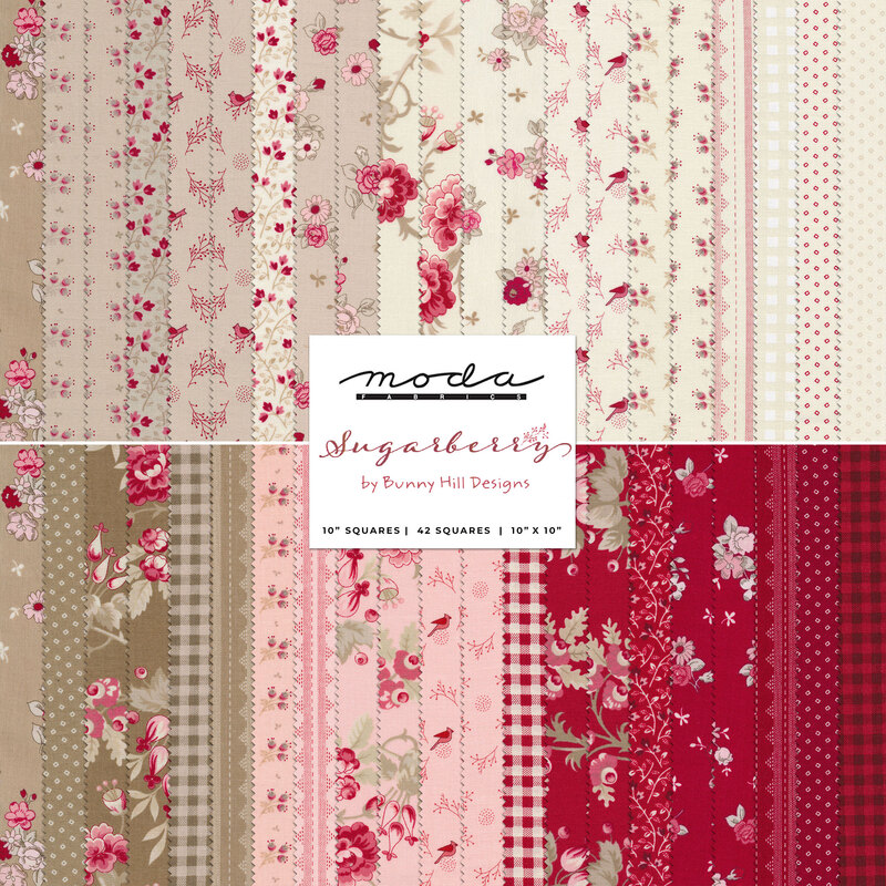 Sugarberry Layer Cake By Bunny Hill Designs For Moda Fabrics | Shabby ...