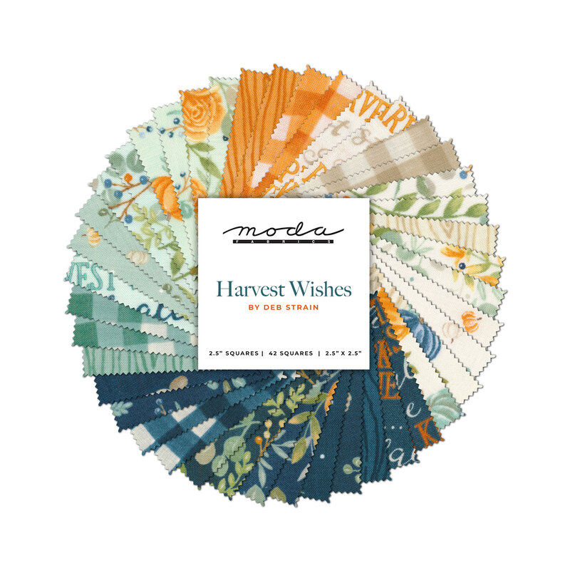 Harvest Wishes Mini Charm Pack by Deb Strain for Moda Fabrics Shabby