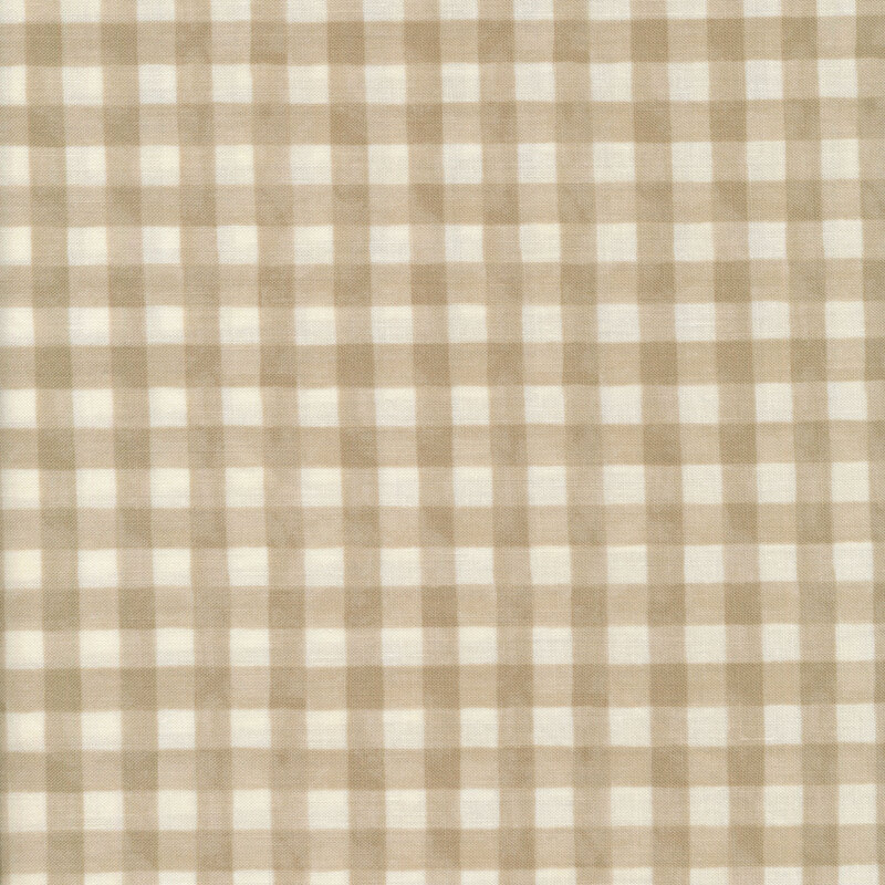 An off white and beige plaid fabric