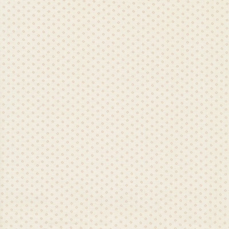 tiny pattern of tan squares with a cream background