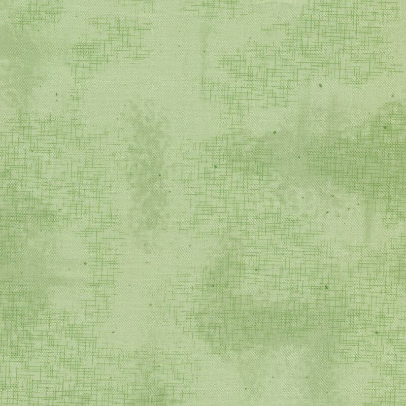 A basic green fabric with crosshatching and mottling | Shabby Fabrics