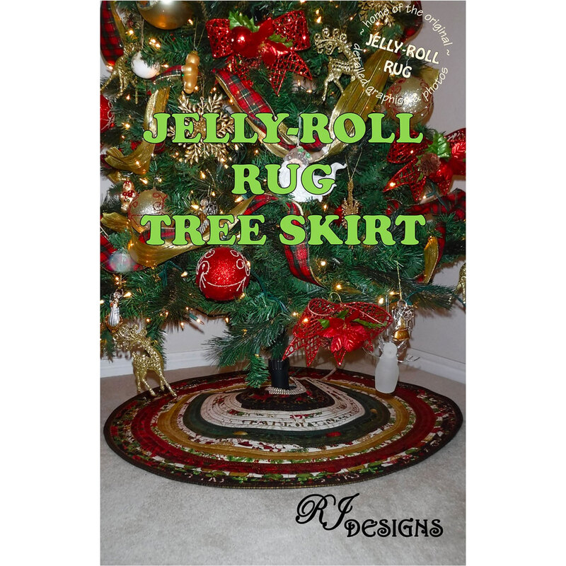 Jelly-Roll Rug Tree Skirt Front
