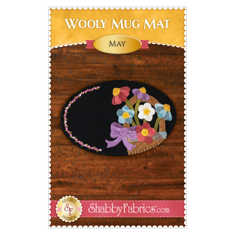 Wooly Mug Mat Series - May - Pattern front