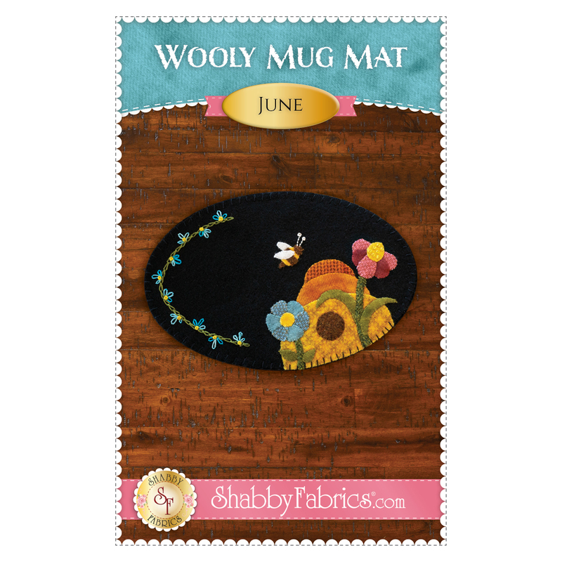 Wooly Mug Mat Series - June - Pattern Front