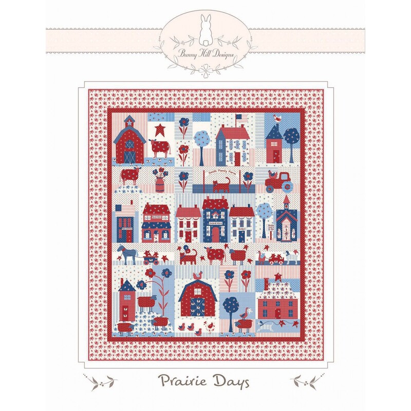 front of prairie days pattern by bunny hill designs