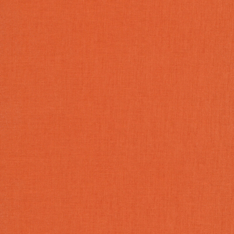 Medium orange solid cotton fabric