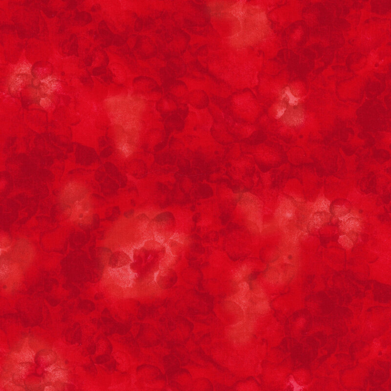 Bright red mottled fabric