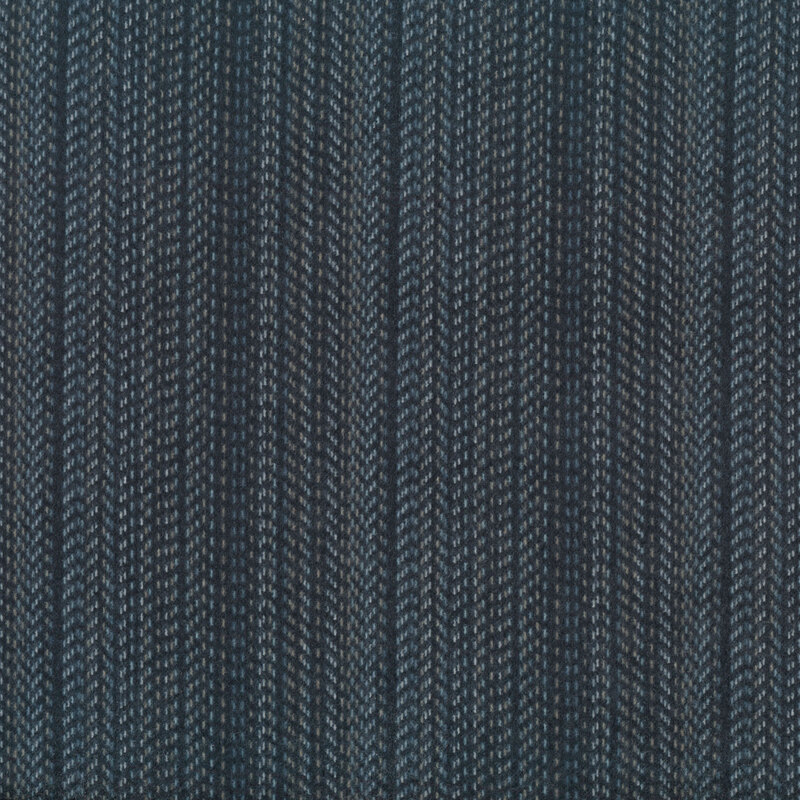 dark blue flannel with lighter dashed lines