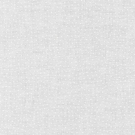 digital image of white on white ditzy polka dot fabric