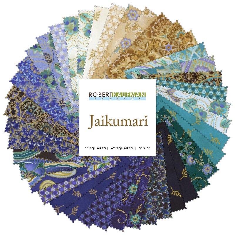 Robert Kaufman Fabrics Jaikumari Studio RK 5 Squares