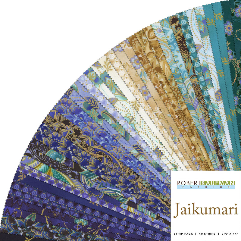 collage of all fabrics included in Jaikumari 2-1/2